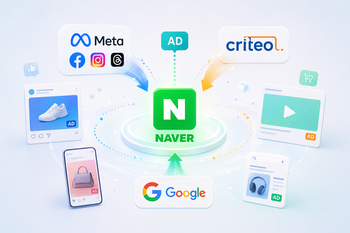 Naver advertising platform interface