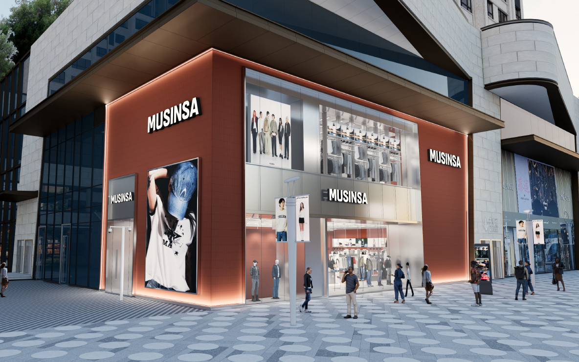 Musinsa store interior concept for expansion