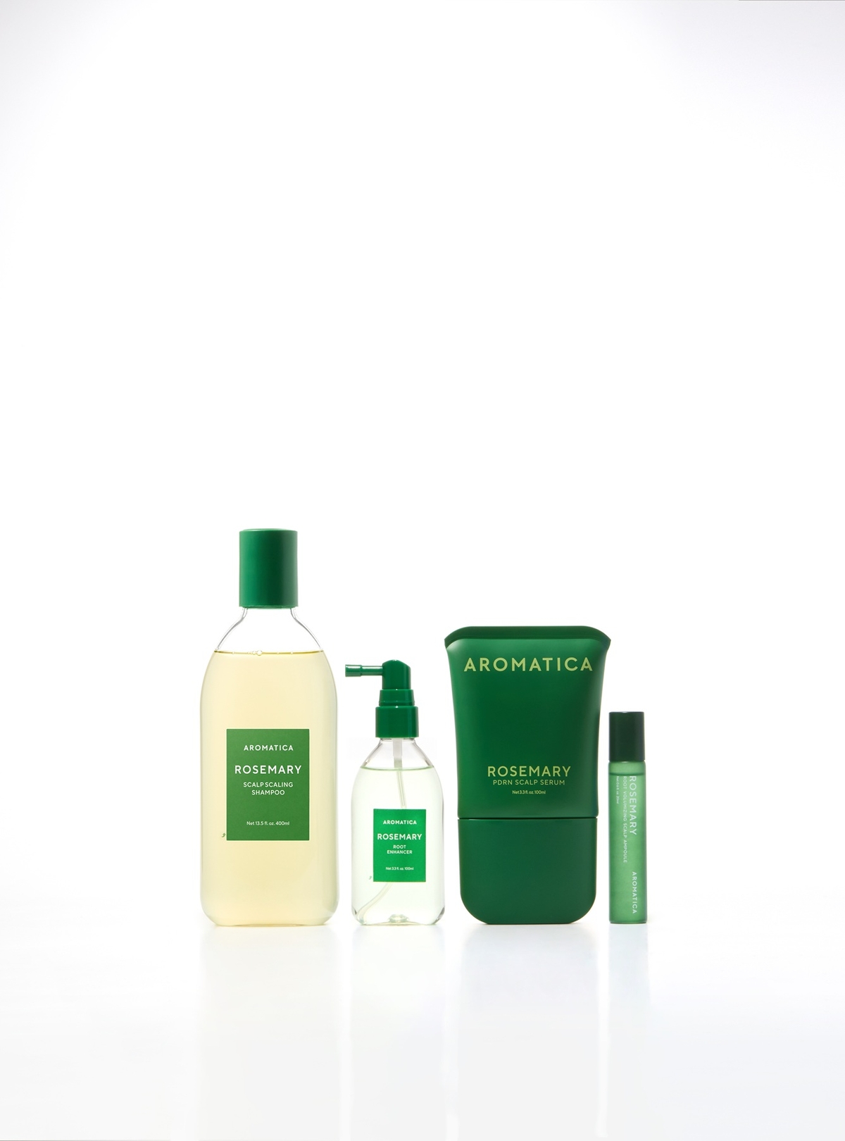 Korean hair care products on display
