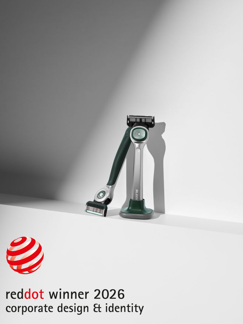 Dorco, winner of a Red Dot Design Award 2026 for corporate identity
