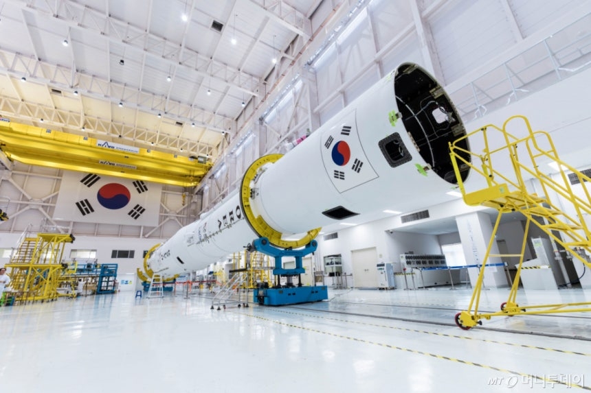 Nuri rocket exhibition at Naro Space Center's Space Science Museum