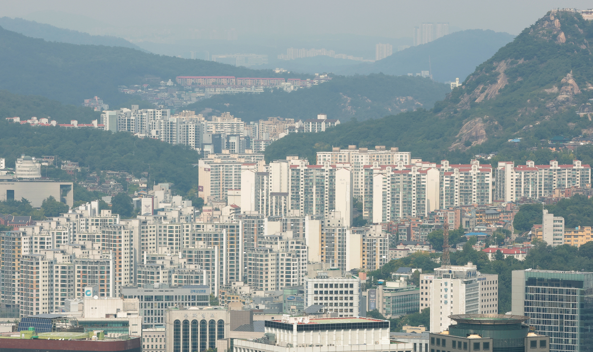 Seoul apartment skyline illustrating the housing market