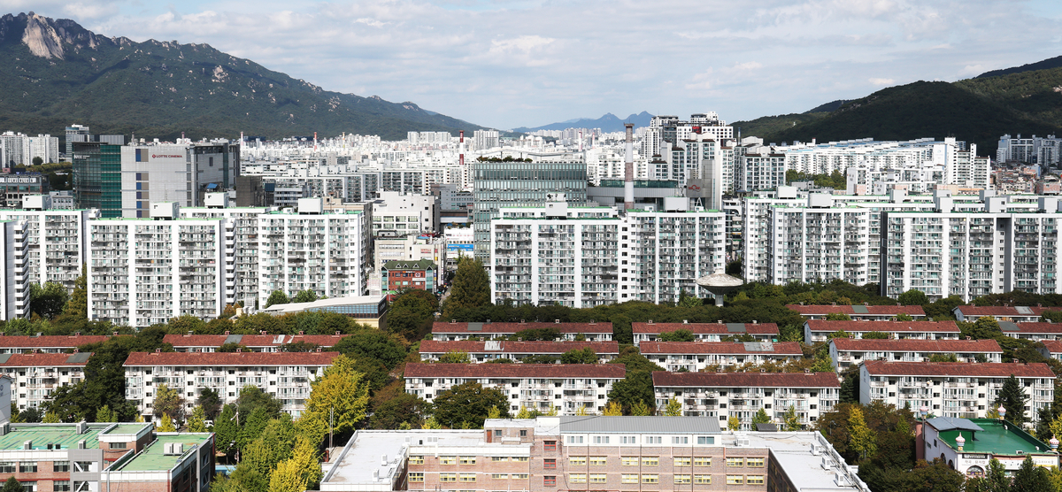 Map or chart showing Gyeonggi price surge vs Seoul