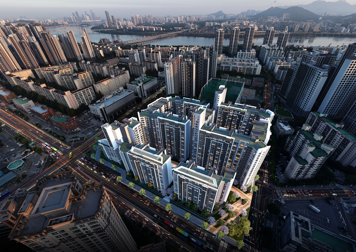 Seoul cityscape illustrating new housing approvals