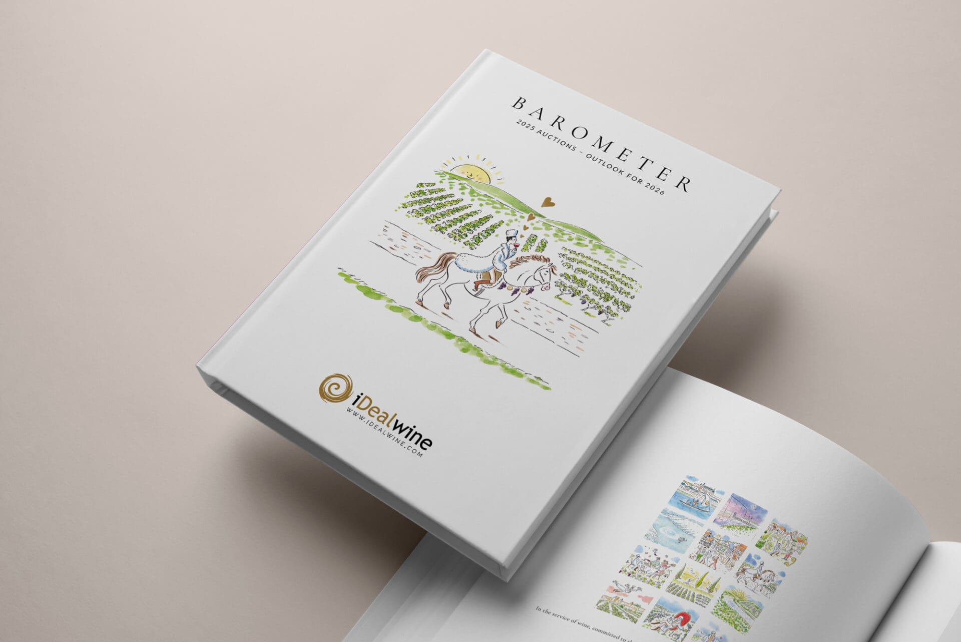 iDealwine 2026 Fine Wine Auction Barometer report visual