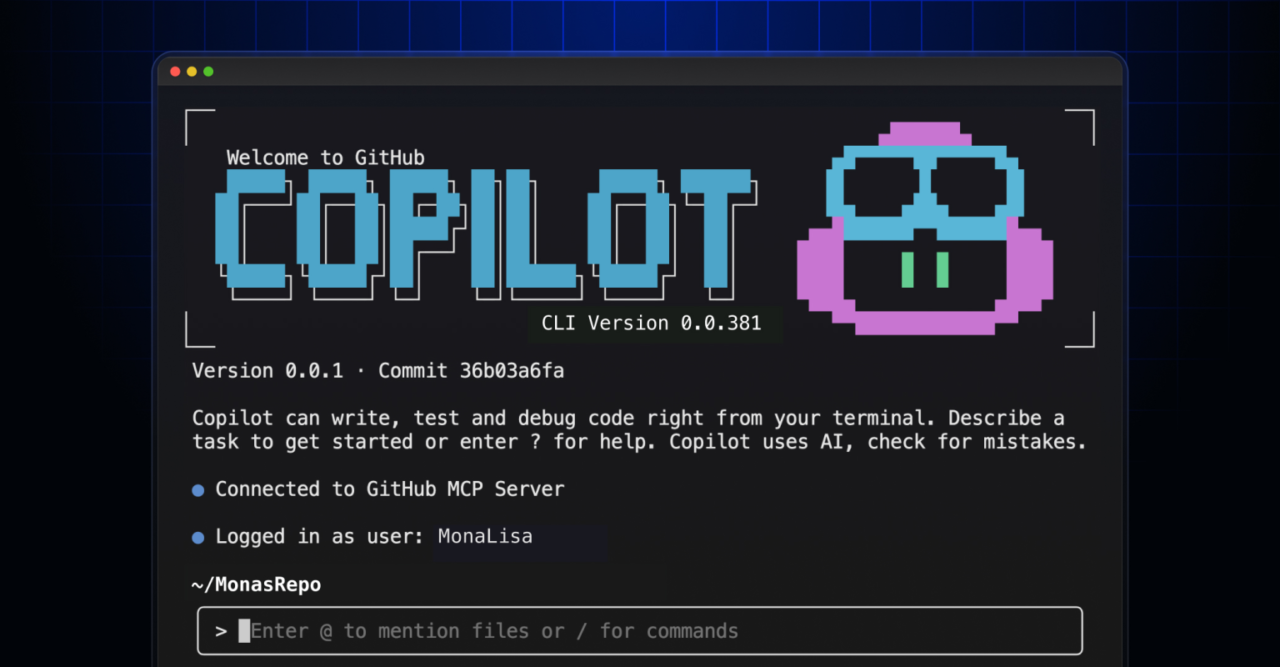 Microsoft GitHub Copilot CLI branding