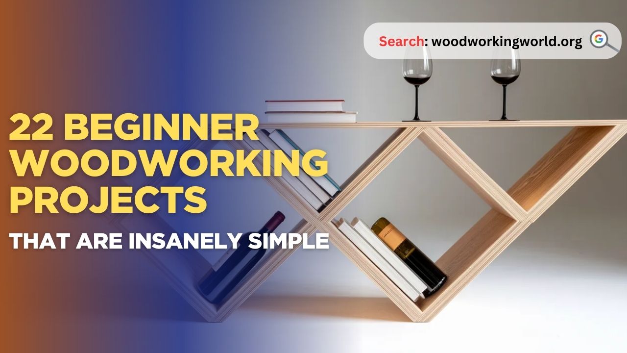 Beginner woodworking projects featured image