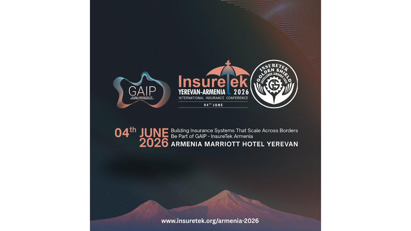 GAIP InsureTek Armenia 2026 컨퍼런스 포스터 이미지