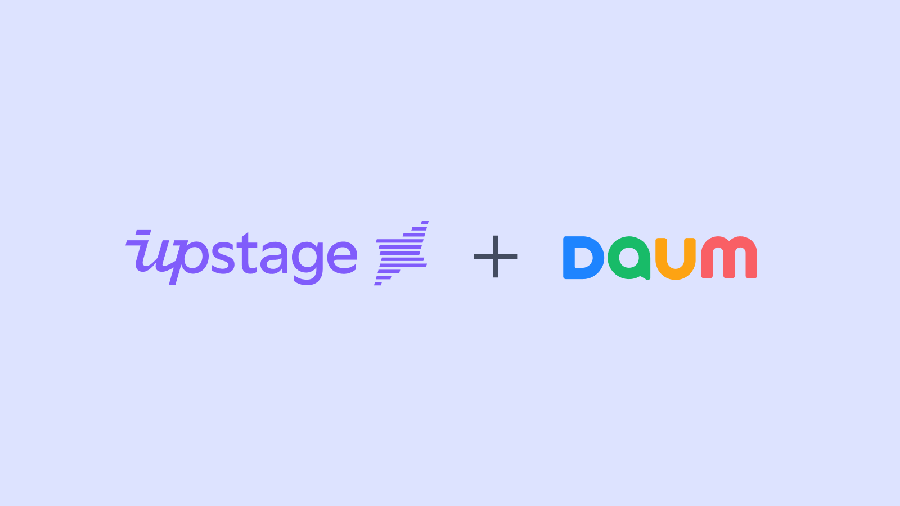 Upstage's DAUM acquisition announcement