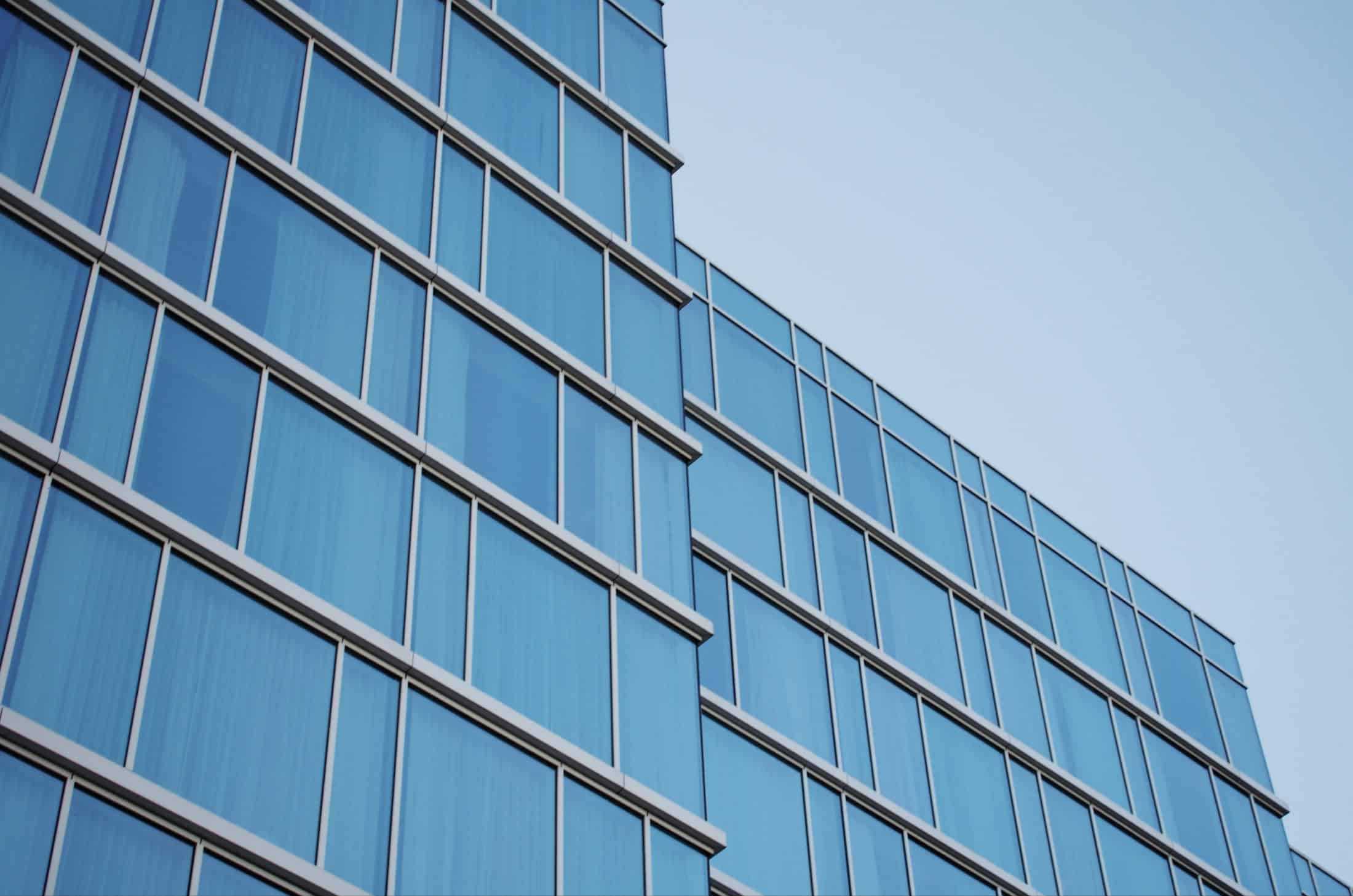 Illustrative office tower highlighting CMBS distress