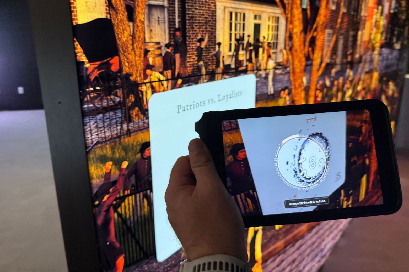 Augmented reality exhibit brings visitors to the front lines of the American Revolution