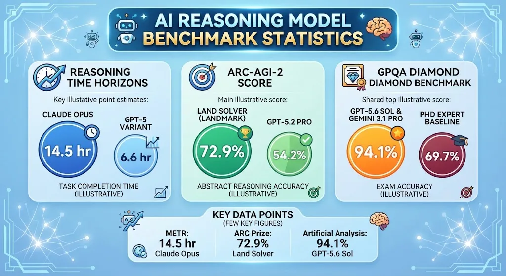 Claude Opus 4.6 AI reasoning benchmark statistics