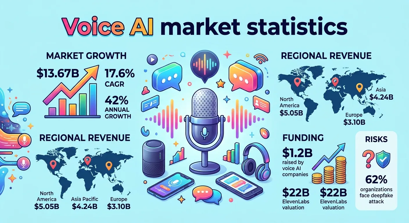 Voice AI market statistics chart