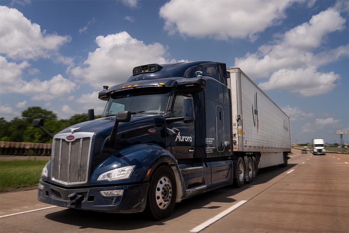 Aurora and Hirschbach autonomous trucking fleet agreement