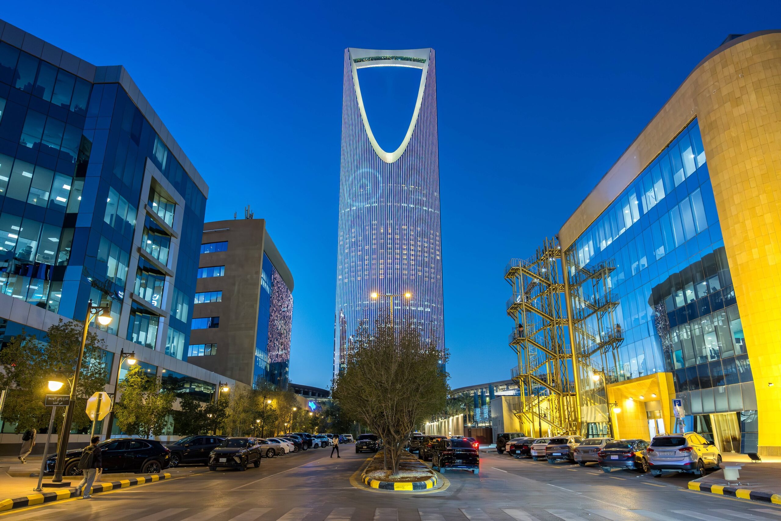 Saudi Arabia's Riyadh skyline reflects economic uncertainty amid conflict-driven spending