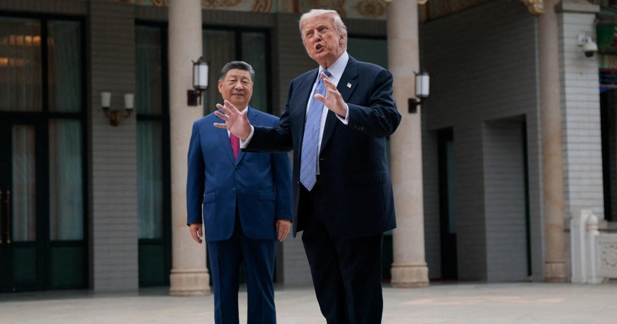 Trump and Xi at the Beijing summit