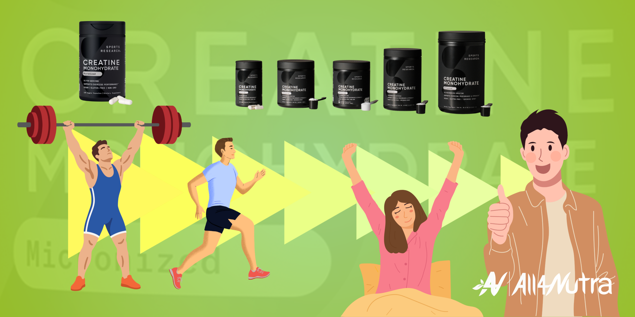 Creatine monohydrate capsules product image