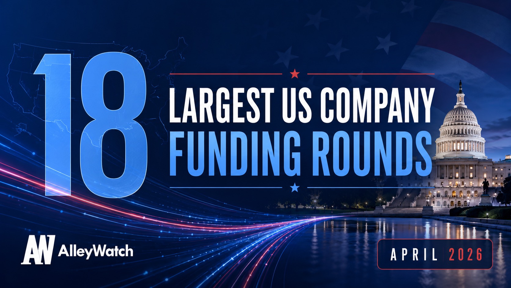 April 2026 US top startup fundings