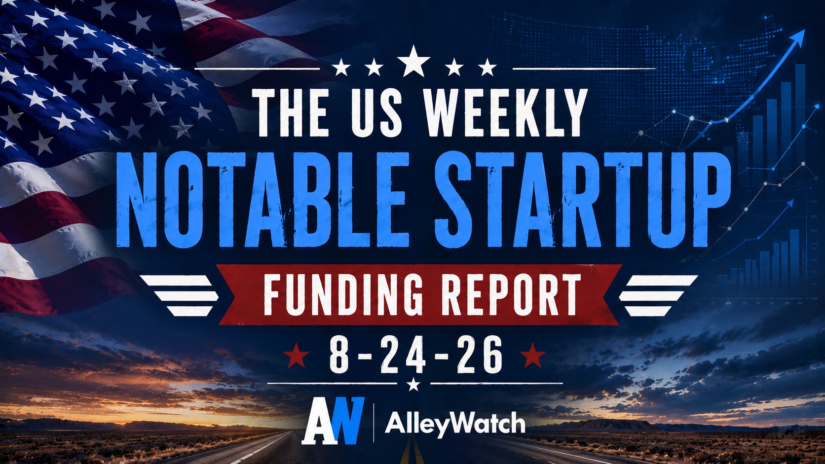 Weekly Startup Funding Report Graphic