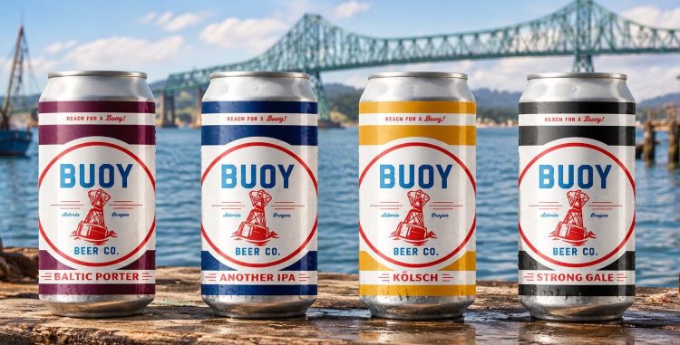 Buoy Beer branding or merger announcement image