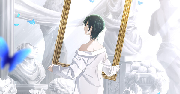 Teaser visual for Just Like Mona Lisa anime adaptation by Studio SHAFT