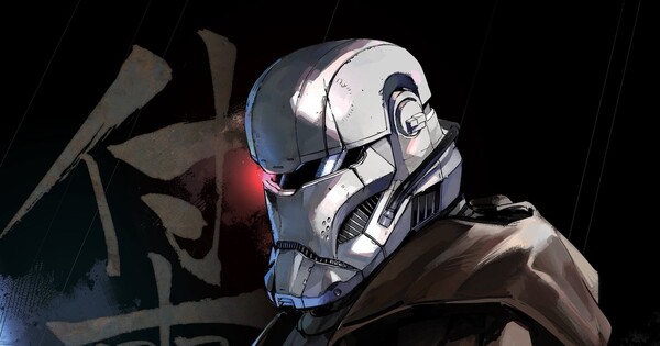 Key visual for the Star Wars Visions: Tsukumo manga