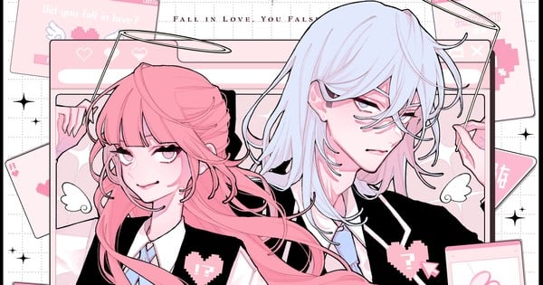 Fall in Love, You False Angels teaser artwork announcing the 2027 anime adaptation