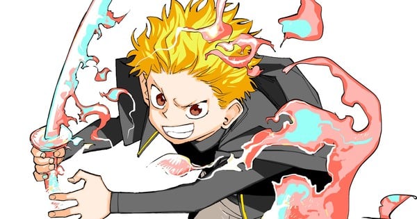 Preview art for the upcoming Mushagakuen Japanese fantasy manga by Gyōmuyōmochi