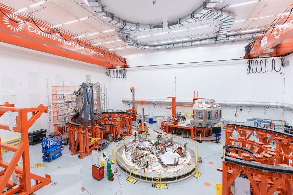 SPARC facility rendering showing tokamak construction at Commonwealth's Devens, Massachusetts site