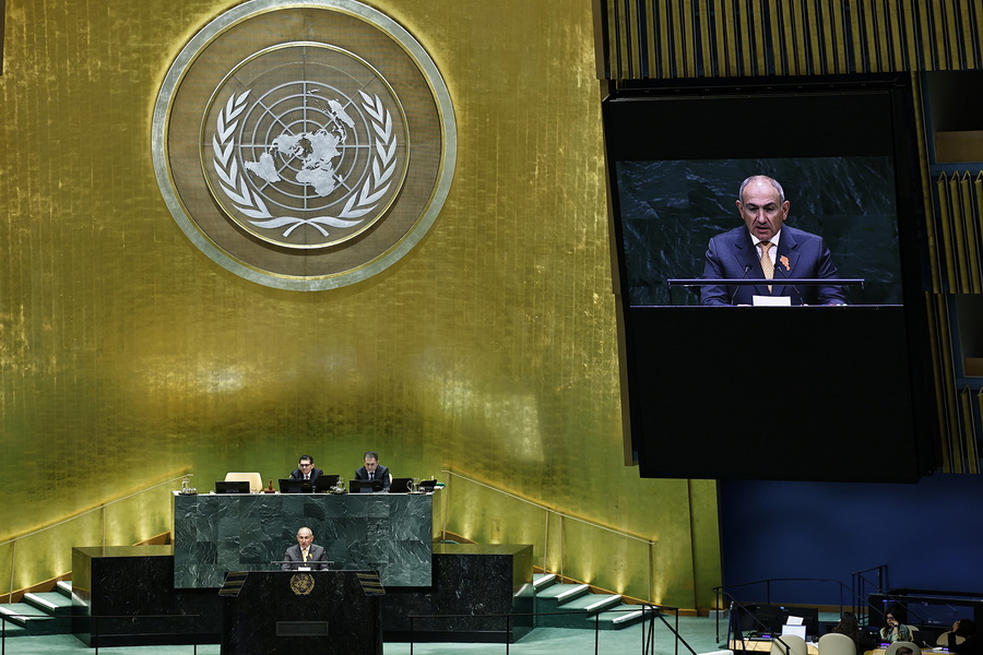 Pashinyan addresses the UN General Assembly