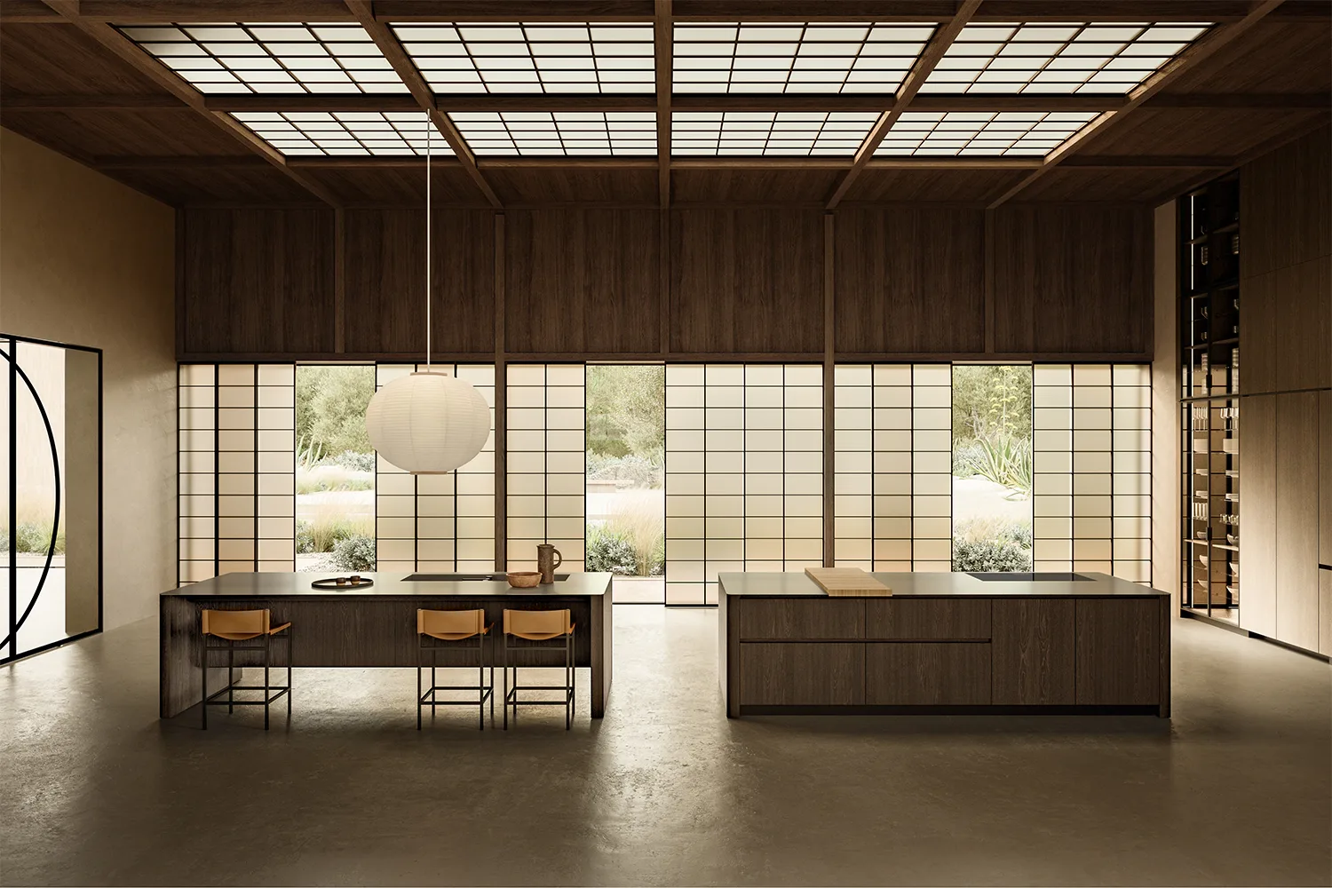 Deep green interior design trend