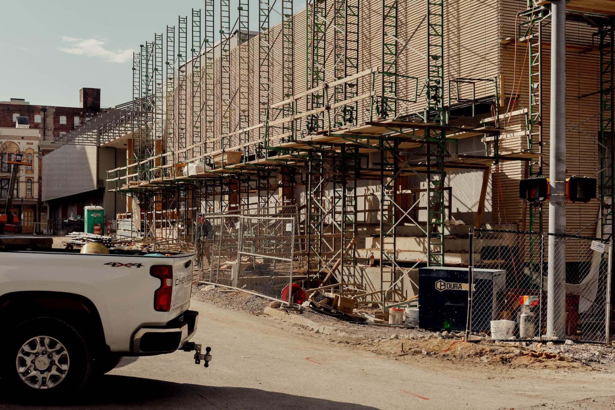 Memphis Art Museum construction