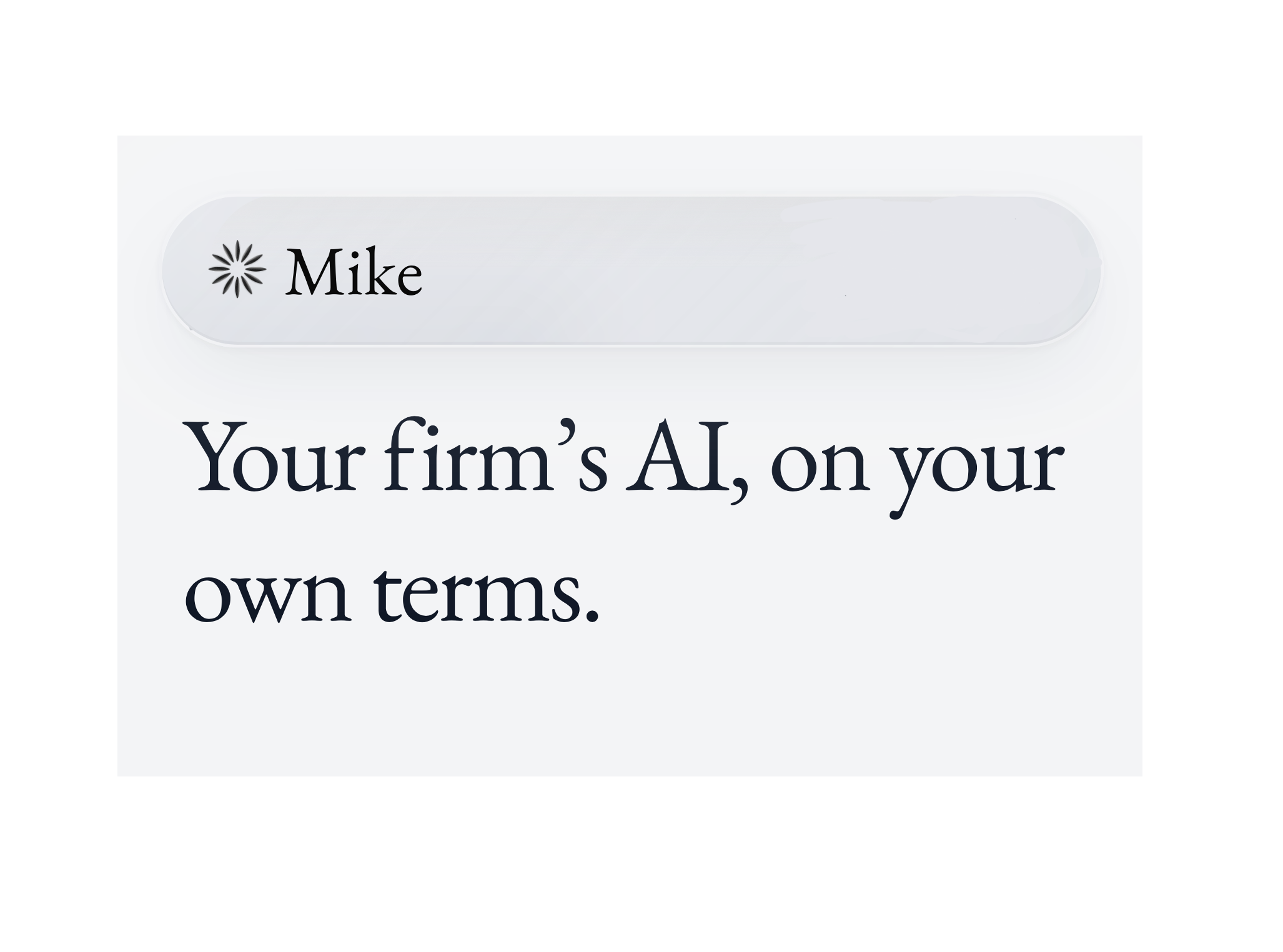 Screenshot of the Mike open-source legal AI platform interview with Will Chen