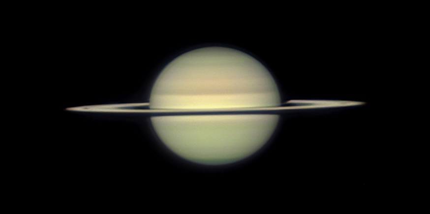 Saturn edge-on as it returns to the pre-dawn sky in late April 2026
