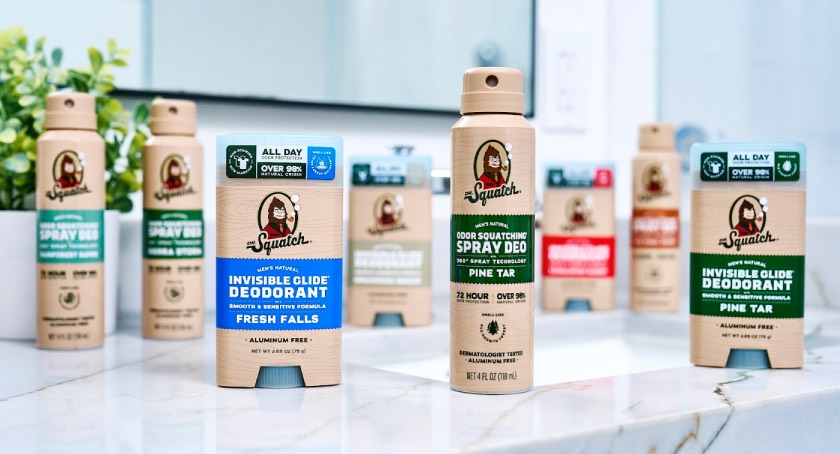 Dr. Squatch product packaging