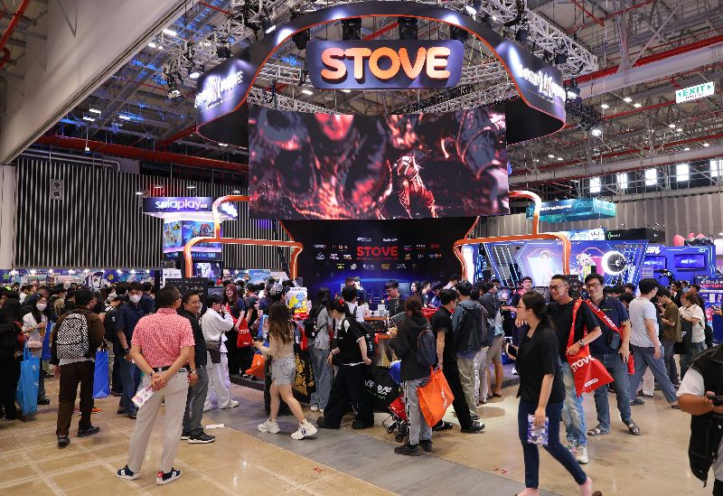 Smilegate booth at Gameverse 2026