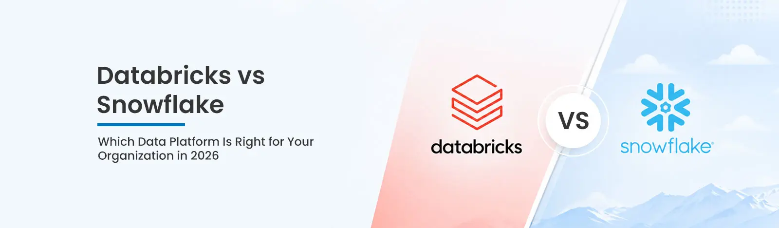 Side-by-side comparison of Databricks vs Snowflake architectures