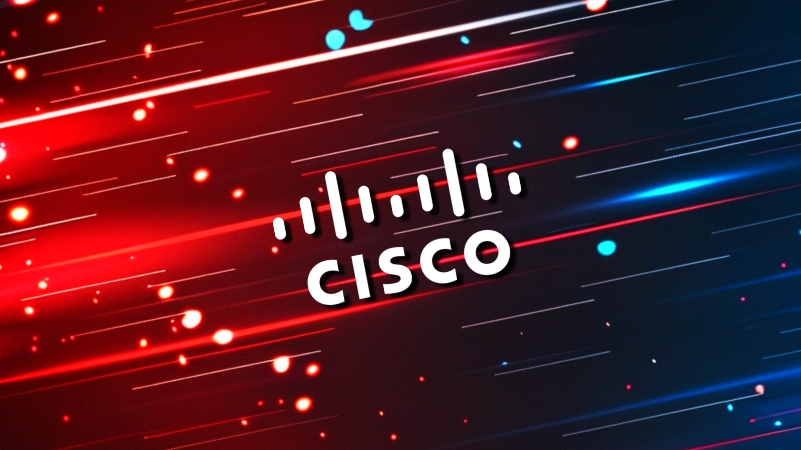 Cisco logo banner from Bleeping Computer advisory