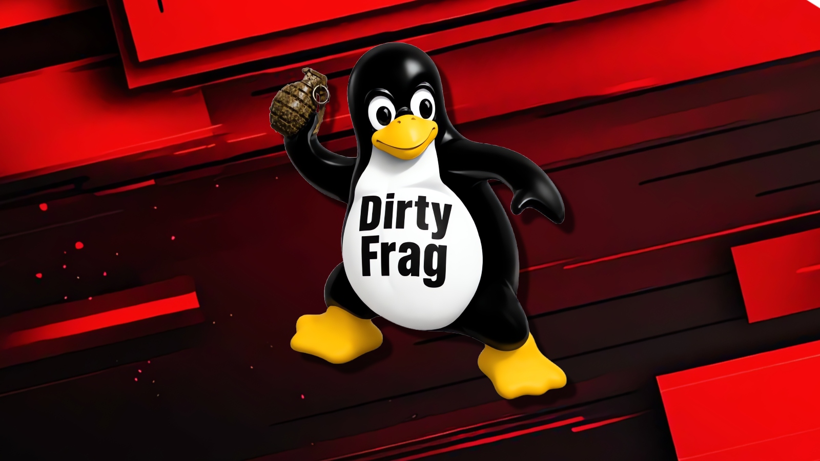 Dirty Frag Linux zero-day exploit visualization