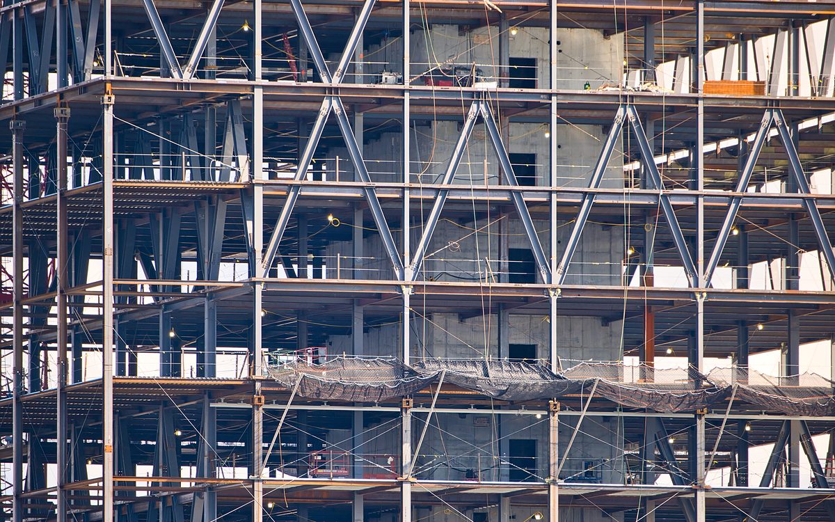 Construction backlog indicator chart