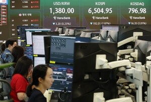 News thumbnail highlighting the impact of US semiconductor market weakness on KOSPI