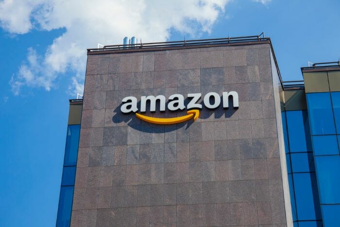 Amazon cloud infrastructure announcement banner