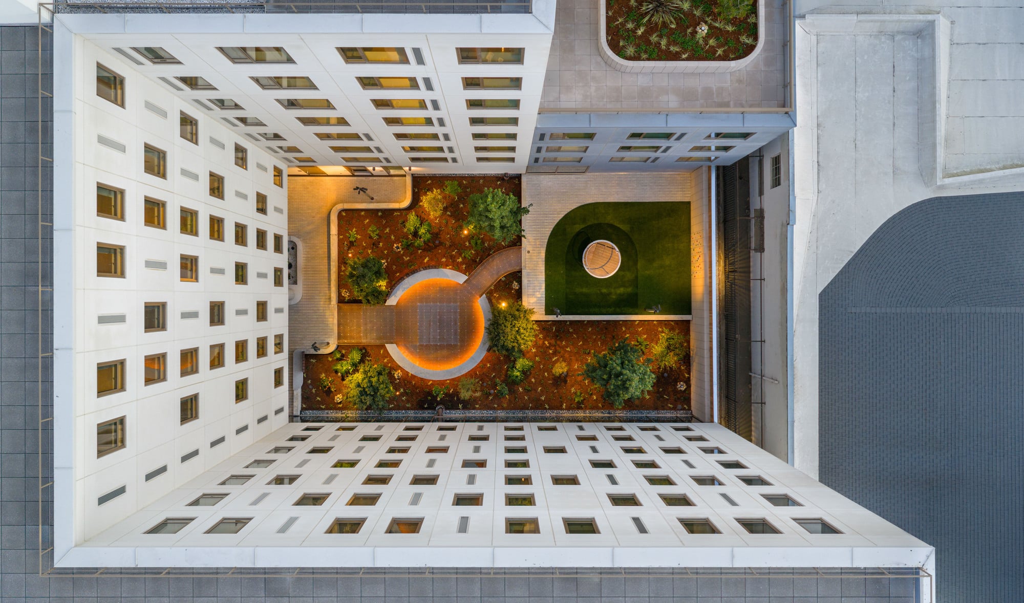 GXN's recycled material community space