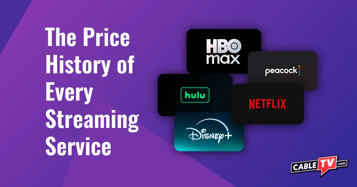 Streaming price increase history tracker