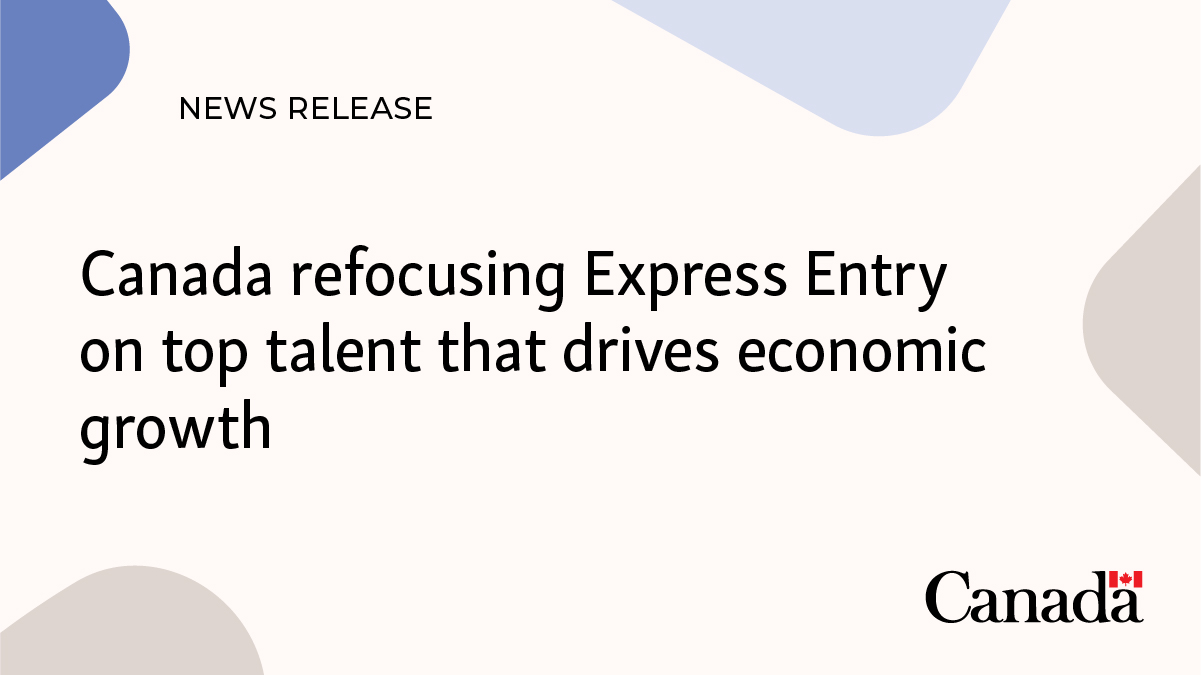 Image of the Express Entry reform announcement