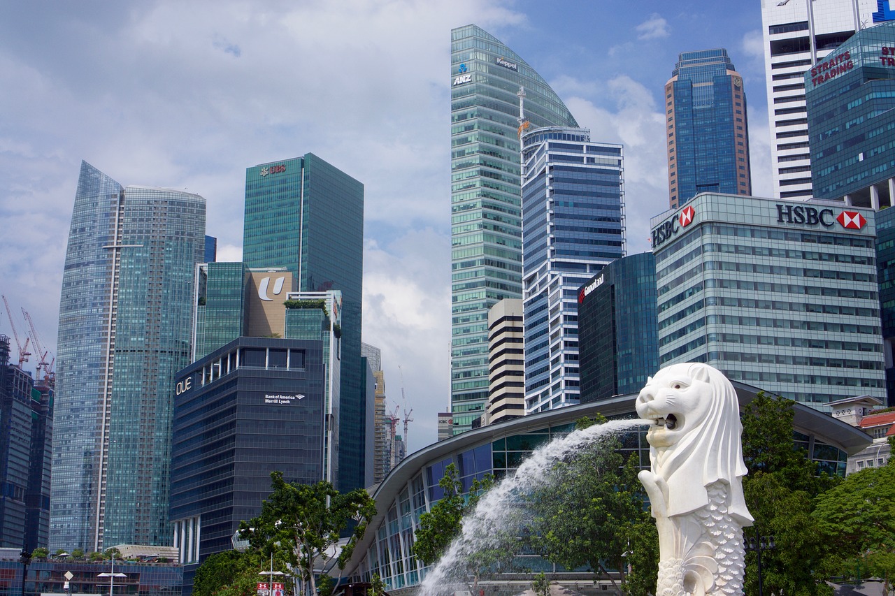 Singapore financial district, GMO's new Asia institutional hub region