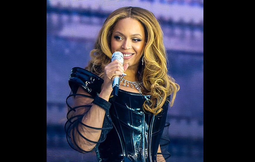 Beyoncé pictured in a promotional image associated with the SirDavis whiskey report