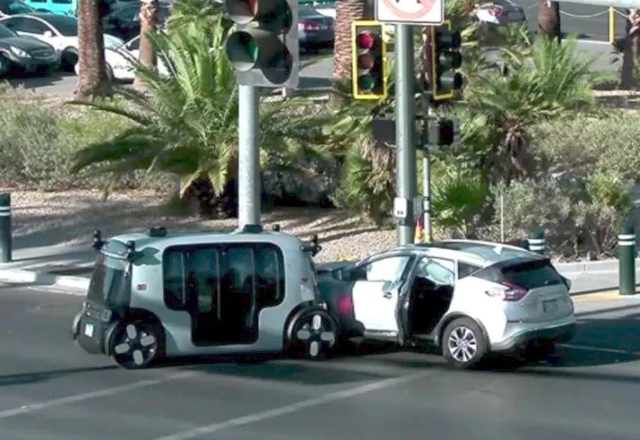 NDOT FastCam footage at the Las Vegas Strip crash scene