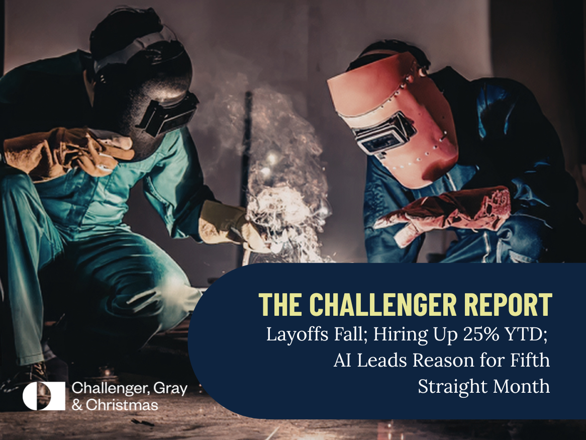 Challenger Gray July Report graphic showing layoff statistics