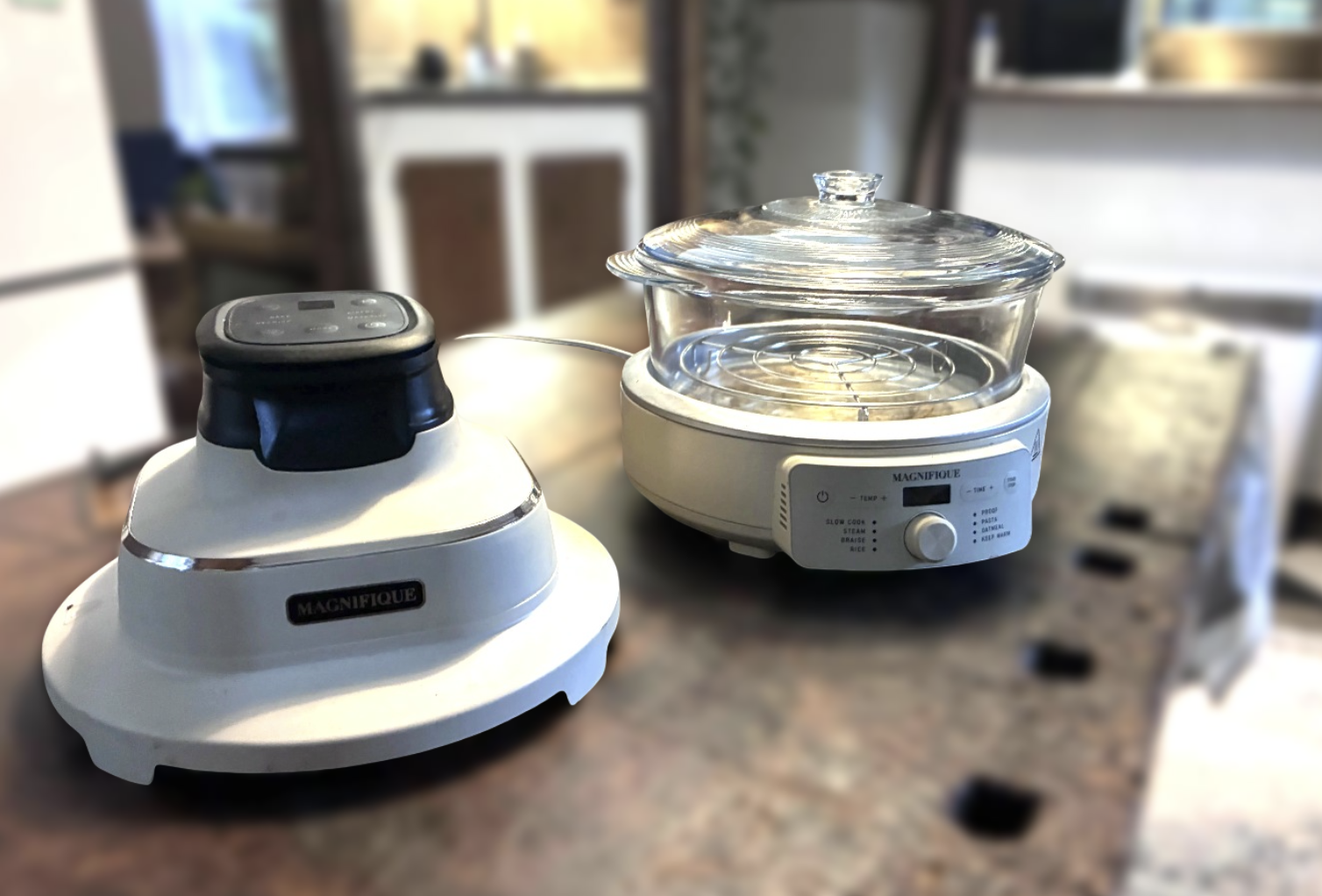 Magnifique Glass Air Fryer-Slow Cooker